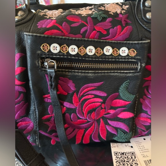 We The Free x The Falls Baby Emerson Tote Bag - EMBROIDERED DETAIL - GORGEOUS - Picture 3 of 11